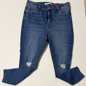 Celebrity Pink Dark Blue Skinny Jeans